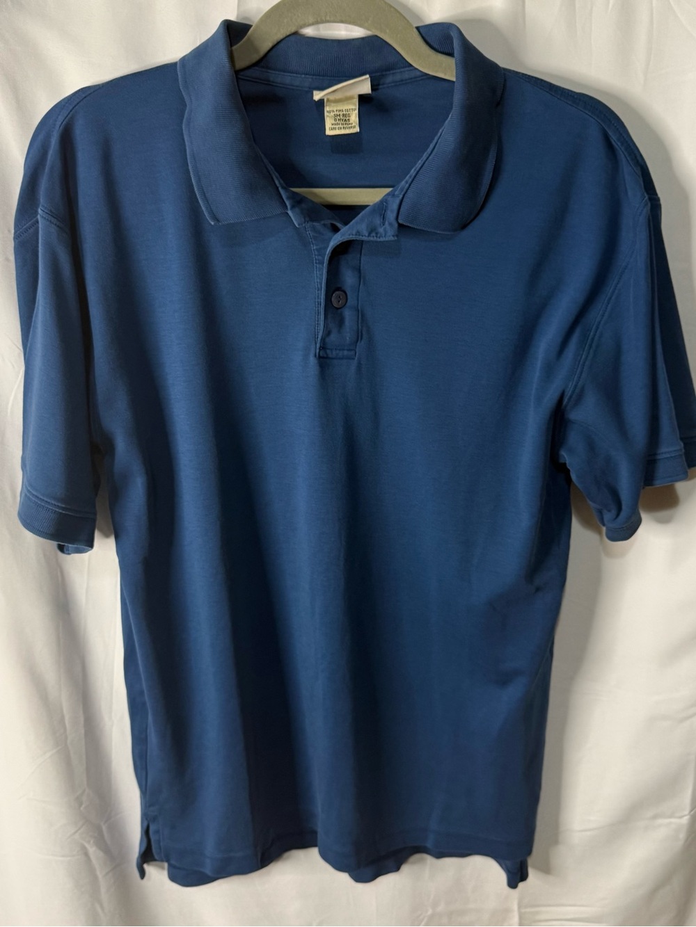 L.L. Bean Men's Navy Blue Polo Shirt